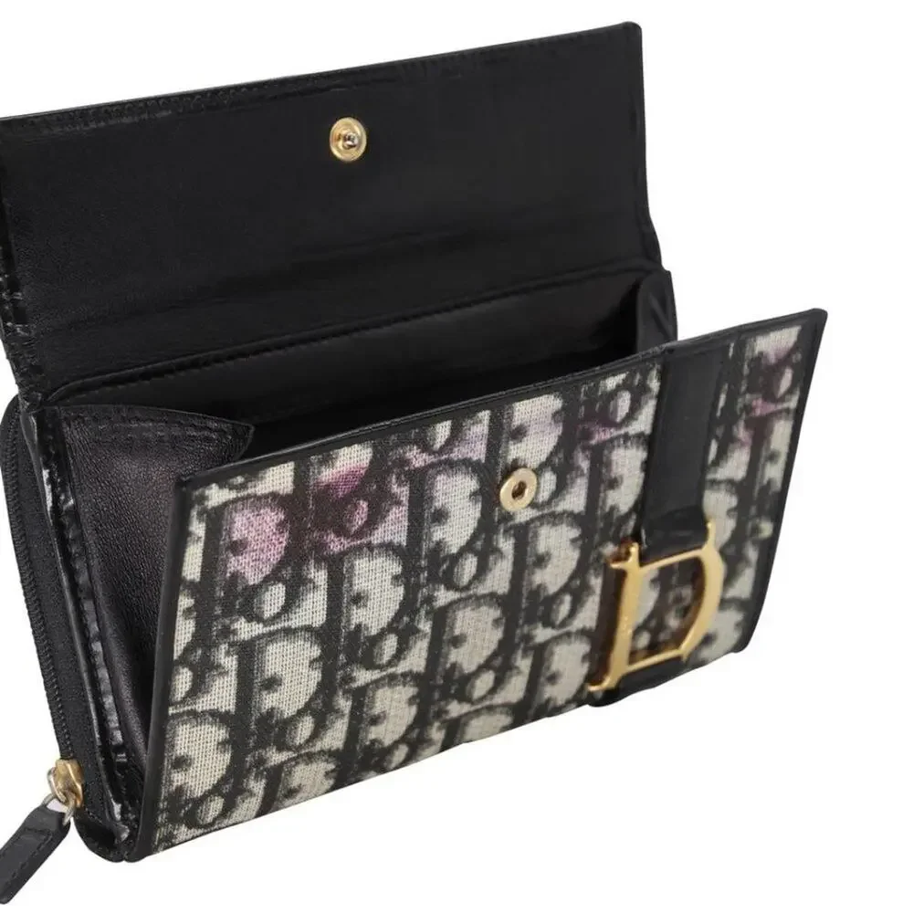 Dior Monogram Oblique Canvas with Gold Charm Wallet CD-0618N-0002